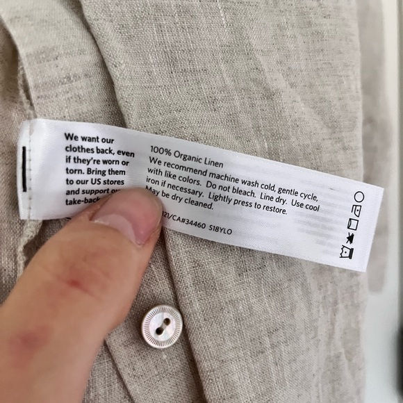 Eileen Fisher linen shirt brand new with tags - Picture 4 of 4